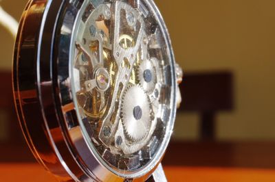 Close-up of clock