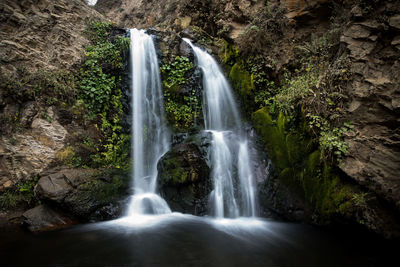 Waterfall in a forest