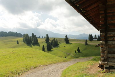 Scenic view of landscape against sky