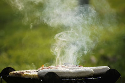 Close-up of smoke