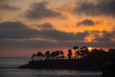 Sunset over sea