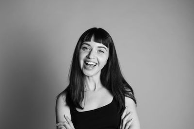 Portrait of a smiling young woman