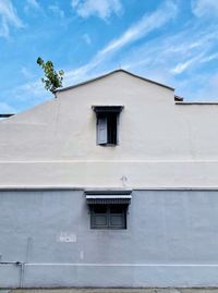 Low angle view of building against sky