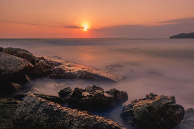 Sunset long exposure