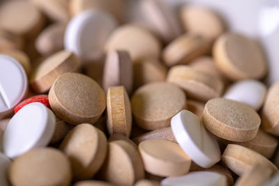 Close-up of pills