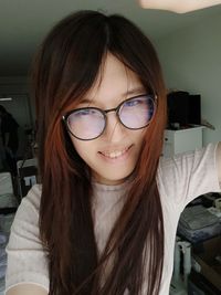 Portrait of woman smiling