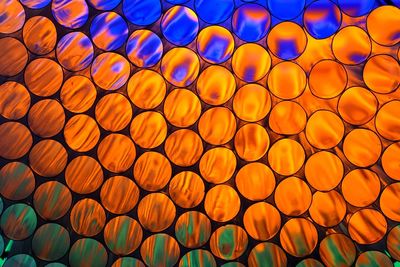 Full frame shot of wooden logs