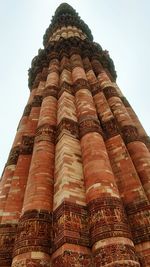 Low angle view of historical building