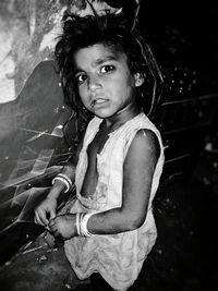 Portrait of cute girl