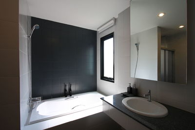 Interior of bathroom