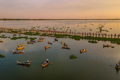 U bein bridge is one of the famous teakwood