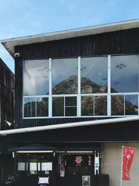 Low angle view of building against sky