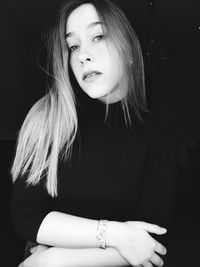 Portrait of a beautiful young woman