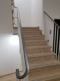 Low angle view of staircase in building