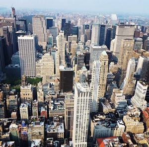 Aerial view of city