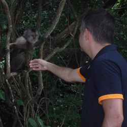 Midsection of man working