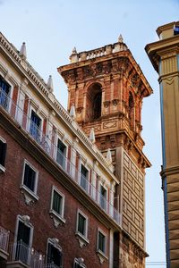 Low angle view of building against sky