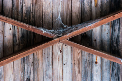 Full frame shot of wooden fence