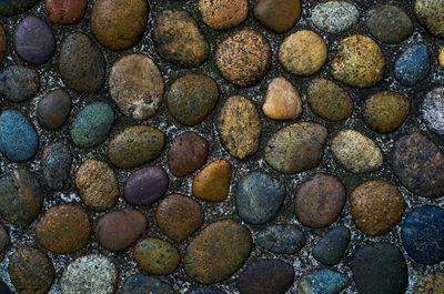 Full frame shot of stones
