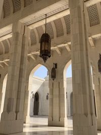 Low angle view of historical building