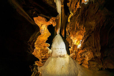 Panoramic view of cave