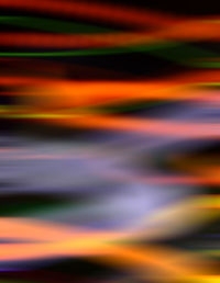 Blurred motion of multi colored lights