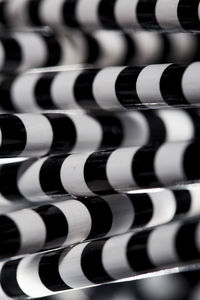 Full frame shot of striped rods