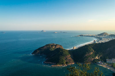 Amazing overview of the southern coast of rio de janeiro in brazil