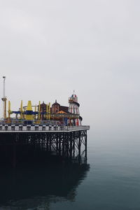 Built structure in water