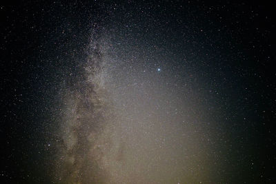 Low angle view of stars in sky