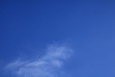 Low angle view of clouds in sky