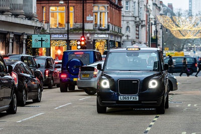 Traffic on city street