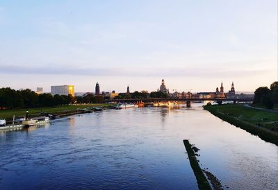 View of city at waterfront