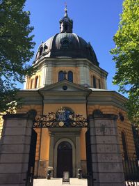 Low angle view of church