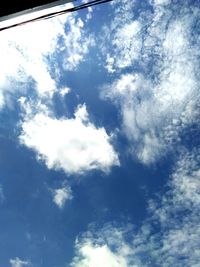 Low angle view of sky