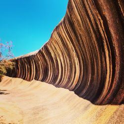 View of rock formations