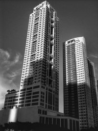 Low angle view of modern building