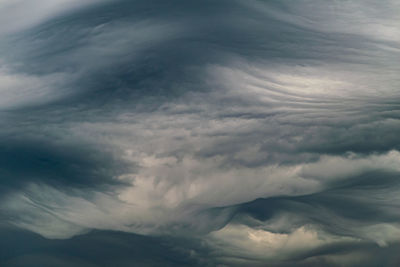 Low angle view of clouds in sky