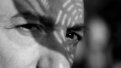 Close-up portrait of man