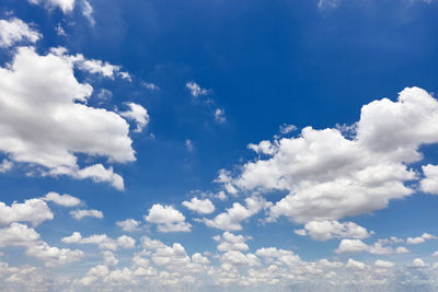 Low angle view of clouds in sky