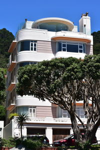 View of apartment building against sky