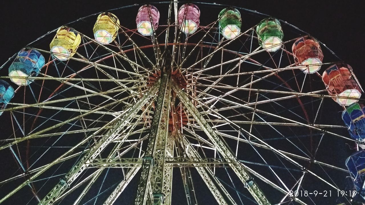 CLOSE-UP OF FERRIS WHEEL