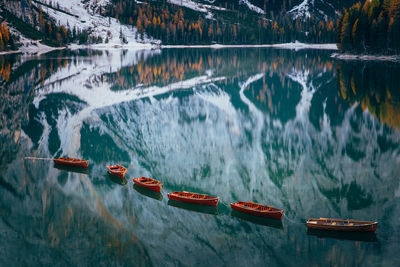 Scenic view of lake