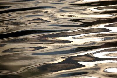 Full frame shot of rippled water