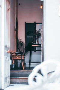 Chairs and table at home