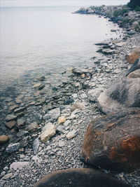 Rocks in water