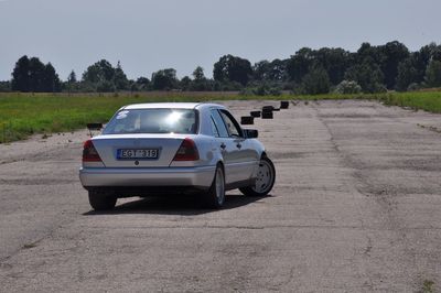 Car on road