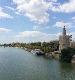 River with buildings in background