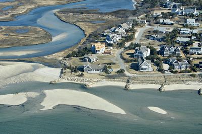 Harding shores aerial at chatham, cape cod