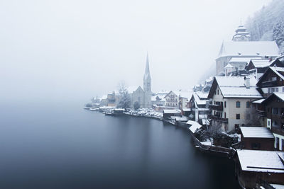 View of buildings at waterfront